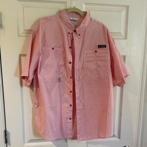 Columbia short sleeve button down shirt